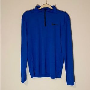 Blue Nike quarter zip